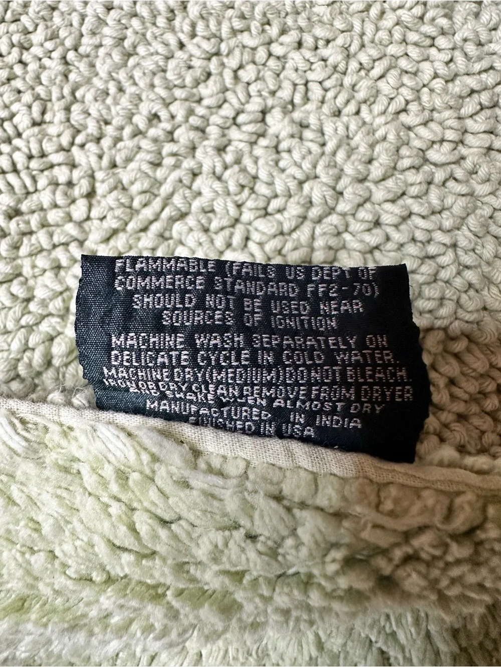 Lauren Ralph Lauren sage green bath mat 25X18 inch NWOT